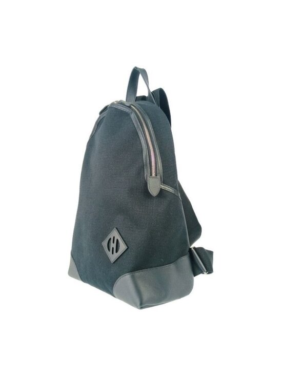 Hermes Backpack A Dos All Back Black Silver Hardware Toile Bivouac main image 7